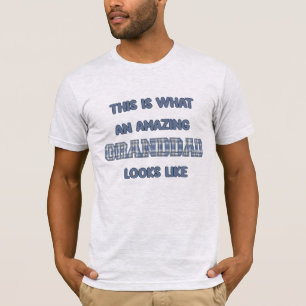 Camiseta Isto É Como Um Avô Incrível Se Parece Xadrez