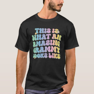 Camiseta Isto É Como Um Incrível Grammy Se Parece Groovy C