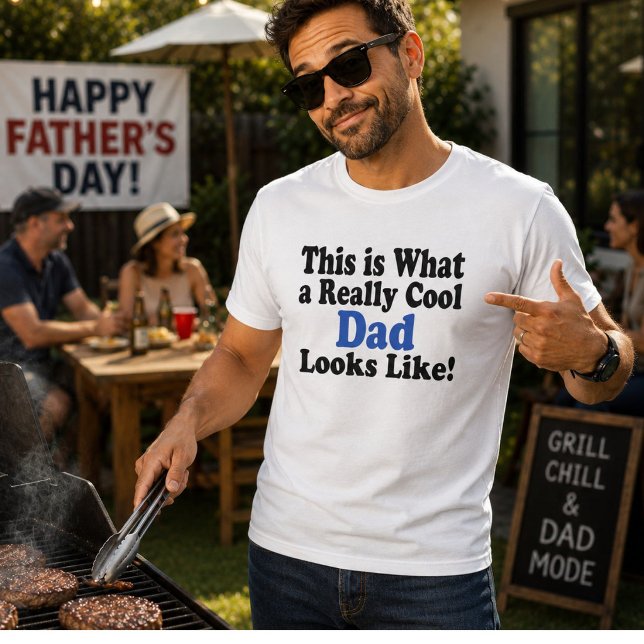 Camiseta Isto É Como Um Pai Muito Fixe Se Parece (Criador carregado)