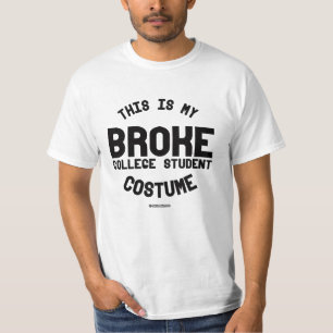 Camiseta Isto é meu quebrou o traje do estudante