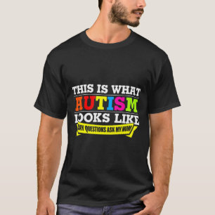 Camiseta Isto É O Que Autismo Parece Perguntar À Mãe