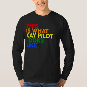 Camiseta Isto É O Que O Piloto De Gay Parece Com A Chuva De