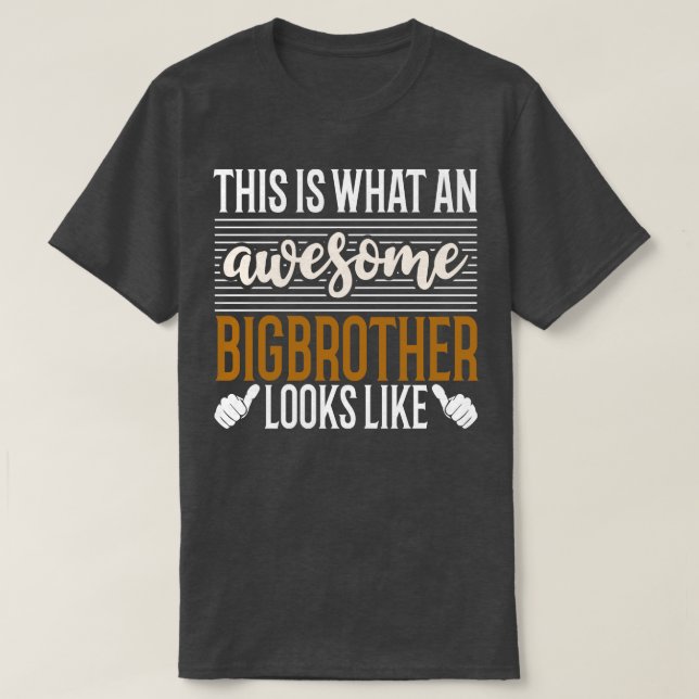 Camiseta Isto é o que parece um Big Brother incrível (Frente do Design)