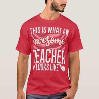 Camiseta Isto é o que parece um Professor Incrível