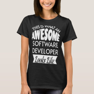 Camiseta Isto É O Que Um Fantástico Desenvolvedor De Softwa