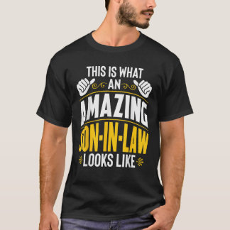 Camiseta Isto é o que um filho incrível parece engraçado
