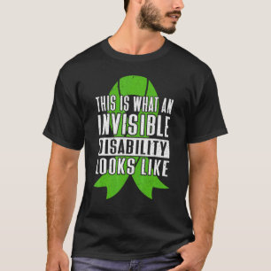 Camiseta Isto É O Que Uma Deficiência Invisível Se Parece C