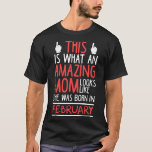 Camiseta Isto é o que uma mãe incrível parece ser pai da mã