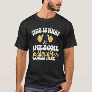 Camiseta Isto é o que uma poderosa filha parece Deus
