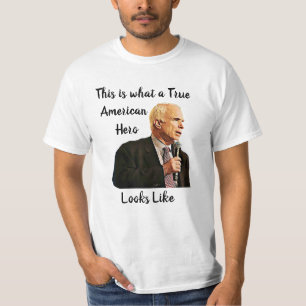 Camiseta Isto é que herói americano verdadeiro olha como