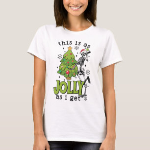 Camiseta Isto É Tão Alegre Quanto Eu Fico Esqueleto Diverti