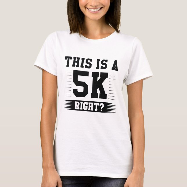 Camiseta Isto É Um Direito De 5 K (Frente)