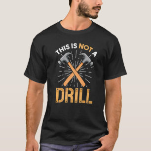 Camiseta Isto Não É Uma Broca Divertida Carpintaria Madeira