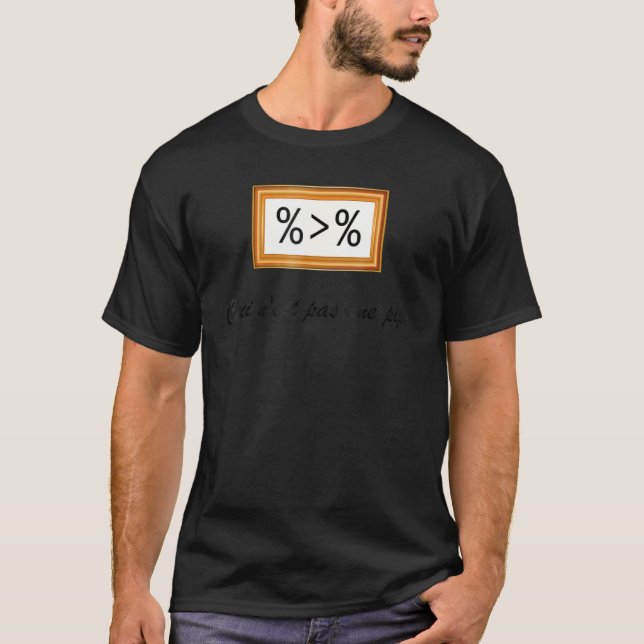 Camiseta Isto Não É Uma História De Arte Da Data Science (Frente)