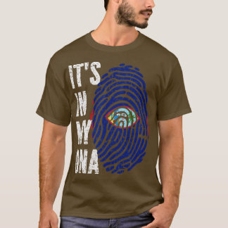 Camiseta ISTO NO MEU DNA Guam Flag Men Mulheres Crianças