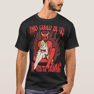Camiseta Isto Pode Ser O Sata Satânico Do Demônio Mau Satân