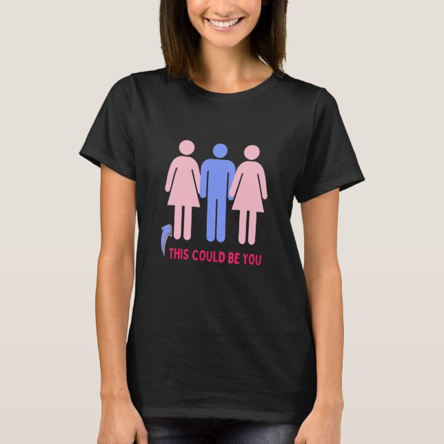 Camiseta Isto Pode Ser Vocês Três Swingers (Frente)