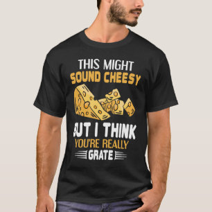 Camiseta Isto Pode Soar Queijo Cheiroso Pun Gouda