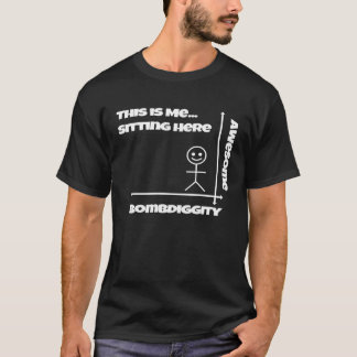 Camiseta Isto Sou Eu Sentado No Canto do Incrível E Bombdi
