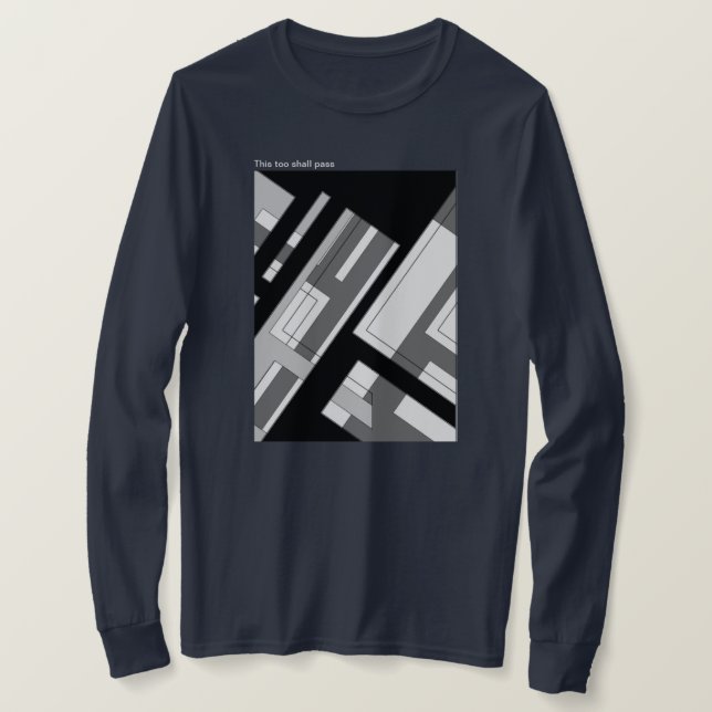 Camiseta Isto também passará (Frente do Design)