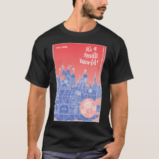 Camiseta It’s a Small World (pastel + periwinkle) Classic
