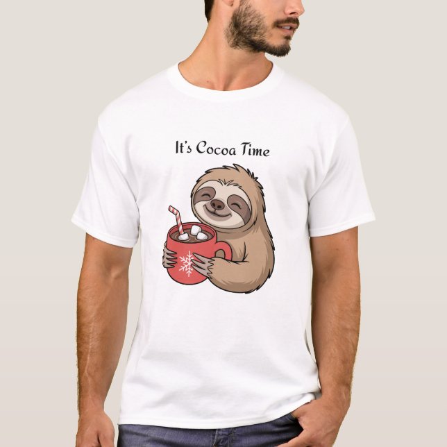 Camiseta It’s Cocoa Time | Cozy Winter Quote (Frente)