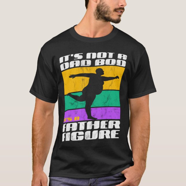 Camiseta It s Not A Dad Bod It s A Father Figure Mardi Gras (Frente)