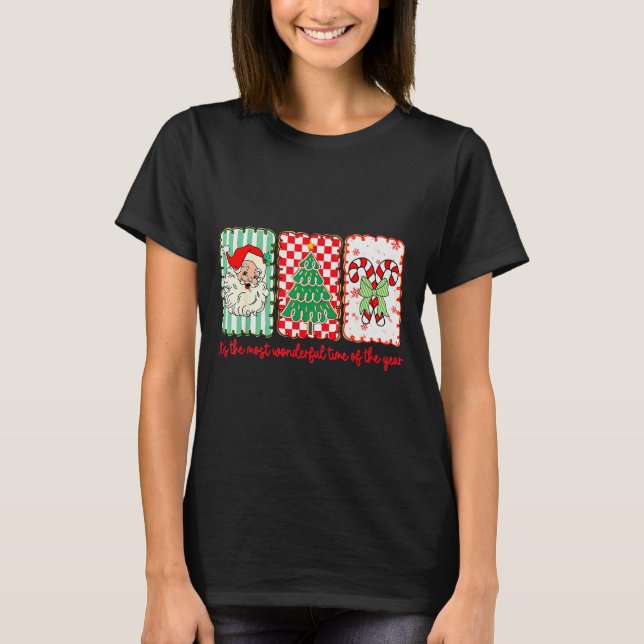 Camiseta It’s The Most Wonderful Time Of Year Retro Christm (Frente)