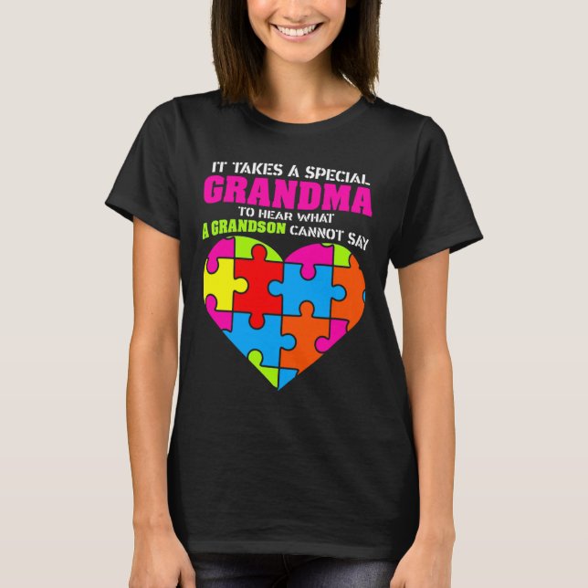 Camiseta It Takes A Special Grandma Autism (Frente)