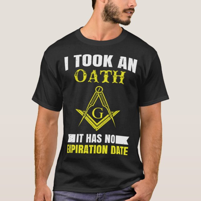 Camiseta It Took An Oath Masonic Master Square And Compass  (Frente)