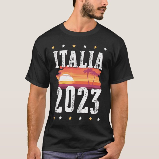 Camiseta Itália 2023 Italia Vacation Viagem Team (Frente)