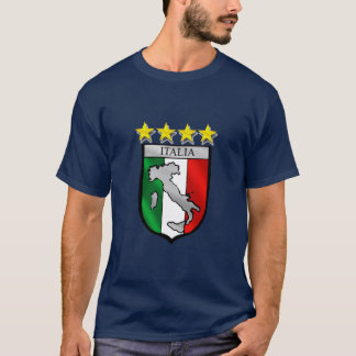 Camiseta italia 4 presentes do futebol dos campeões do