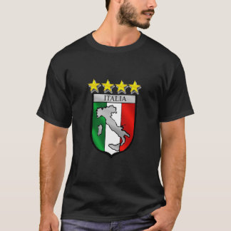 Camiseta italia 4 presentes do futebol dos campeões do
