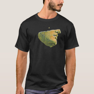Camiseta Itália Antiga Estátua Romana Abstrata Professor 1