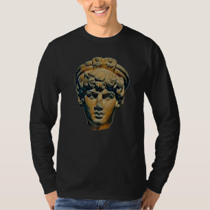 Camiseta Itália Antiga Estátua Romana Abstrata Professor  5