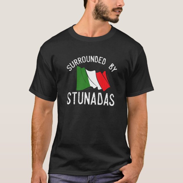 Camiseta Itália Aumentada E Nascer Cercada Por Stunadas Ita (Frente)