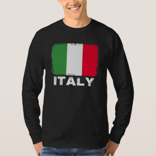 Camiseta Itália Bandeira Apoio a Mulheres Pessoas Italianas