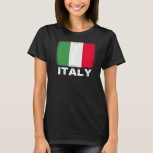 Camiseta Itália Bandeira Apoio a Mulheres Pessoas Italianas