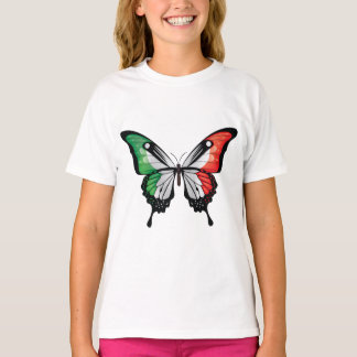 Camiseta Itália Bandeira-borboleta