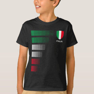 Camiseta Itália Bandeira da Itália Emblema - Orgulho Italia