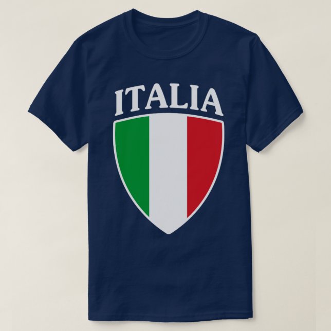 Camiseta Itália Bandeira Itália Italiano1 (Frente do Design)