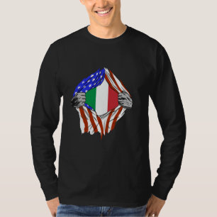 Camiseta Itália Bandeira Italiana Peito América Raízes Ital