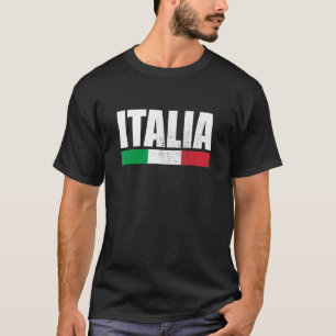 Camiseta Itália Bandeira Italiana Vintage Itália 1