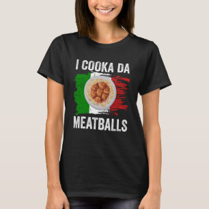 Camiseta Itália Bandeira Raízes Italianas Foodie I Cooka Da