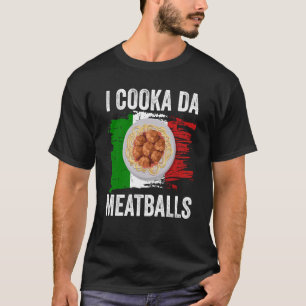 Camiseta Itália Bandeira Raízes Italianas Foodie I Cooka Da