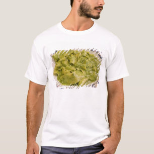 Camiseta Itália, Camogli. Placa de massas com pesto