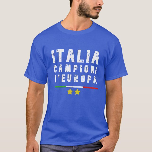 CAMISETA ITÁLIA CAMPIONI D'EUROPA (Frente)