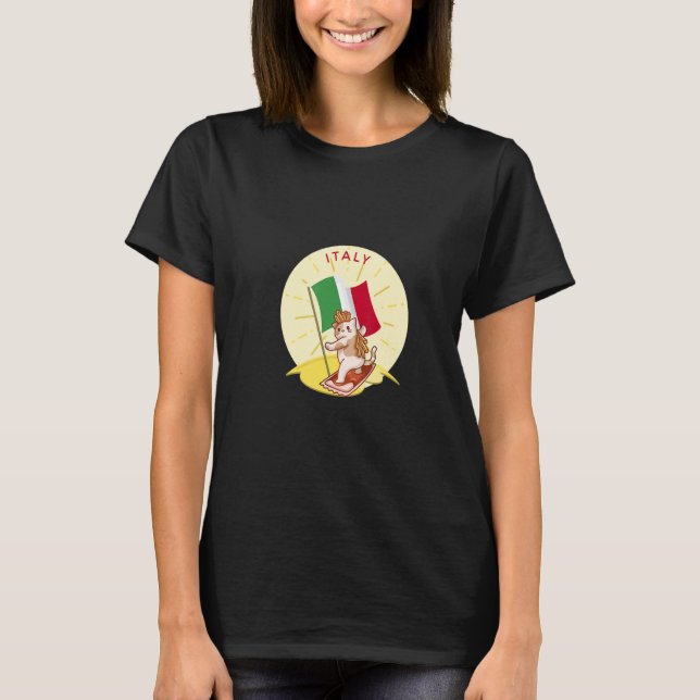 Camiseta Itália Cat Fries (Frente)