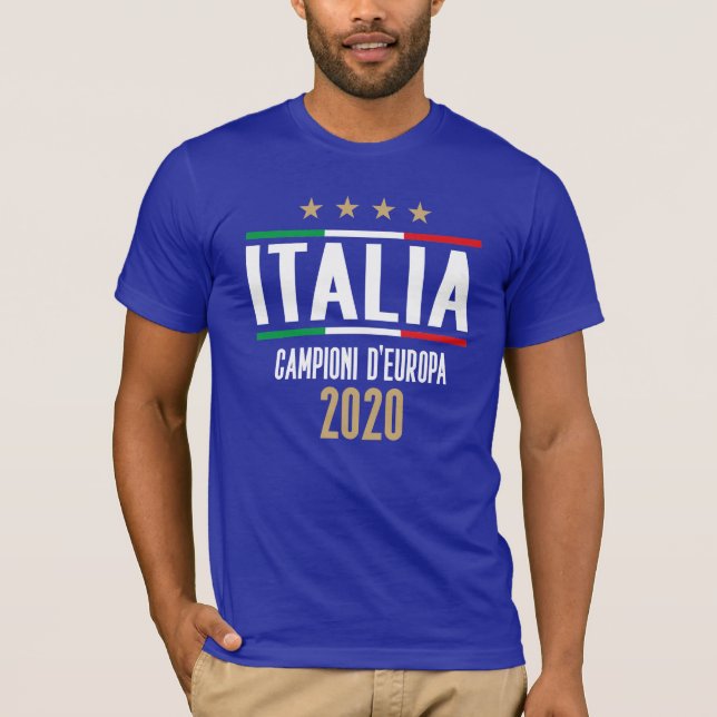 Camiseta Italia Champions of Europe T-Shirt (Frente)