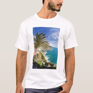 Camiseta Itália, Cinque Terre, Vernazza, Cidade na Encosta